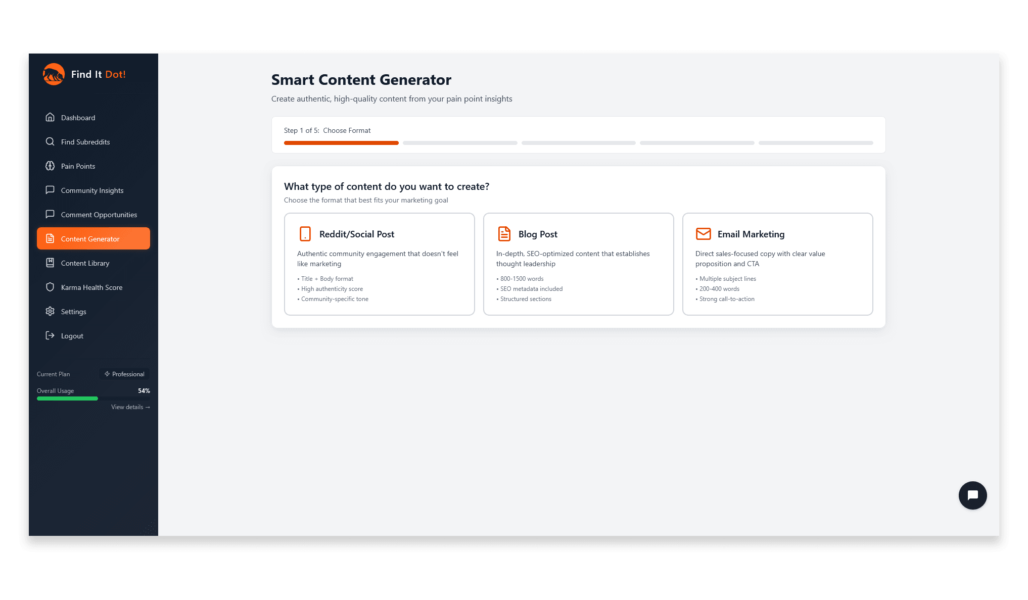 AI Content Generator - Click to zoom